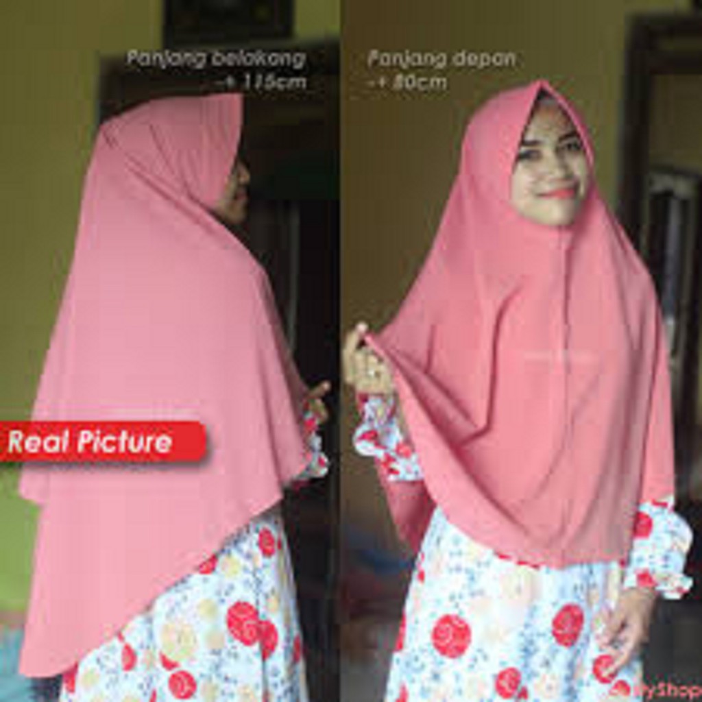 (BISA COD)HIJAB SYAR'I / KIMAR JUMBO PET ATEM syar'i instant XXL instan wolfis JILBAB jumbo 80-100