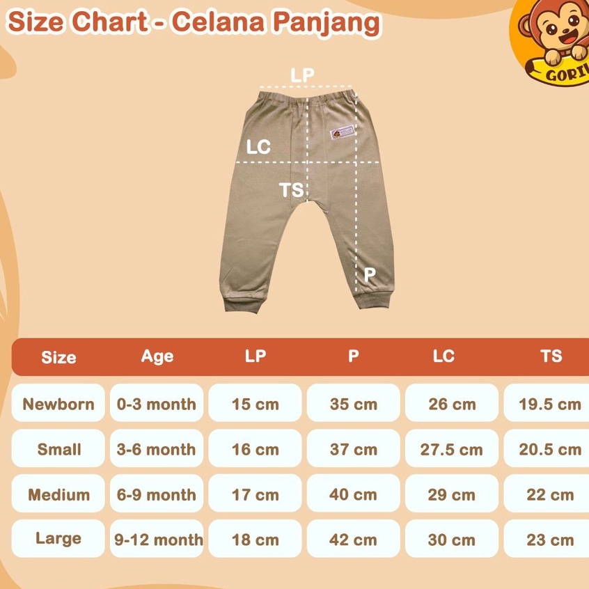 BIG SALE 3 PCS BAJU PENDEK CELANA PENDEK CELANA PANJANG RIB S M L FLUFFY GORILLUX