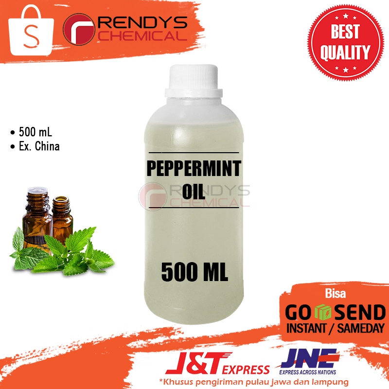 Peppermint Essential Oil Ex. China 500 mL / Minyak Esensial Mint 500mL