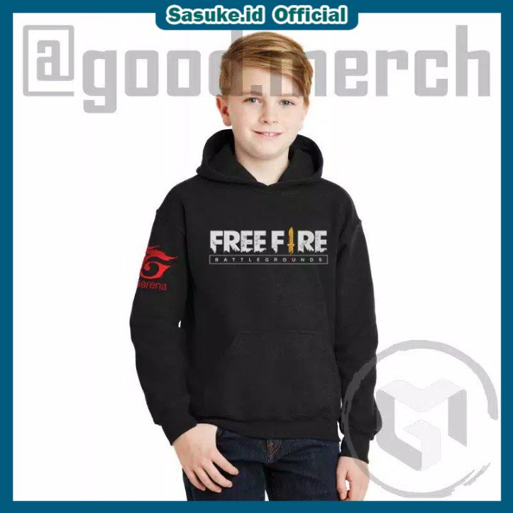 Sweater Hoodie Free Fire Booyah Anak