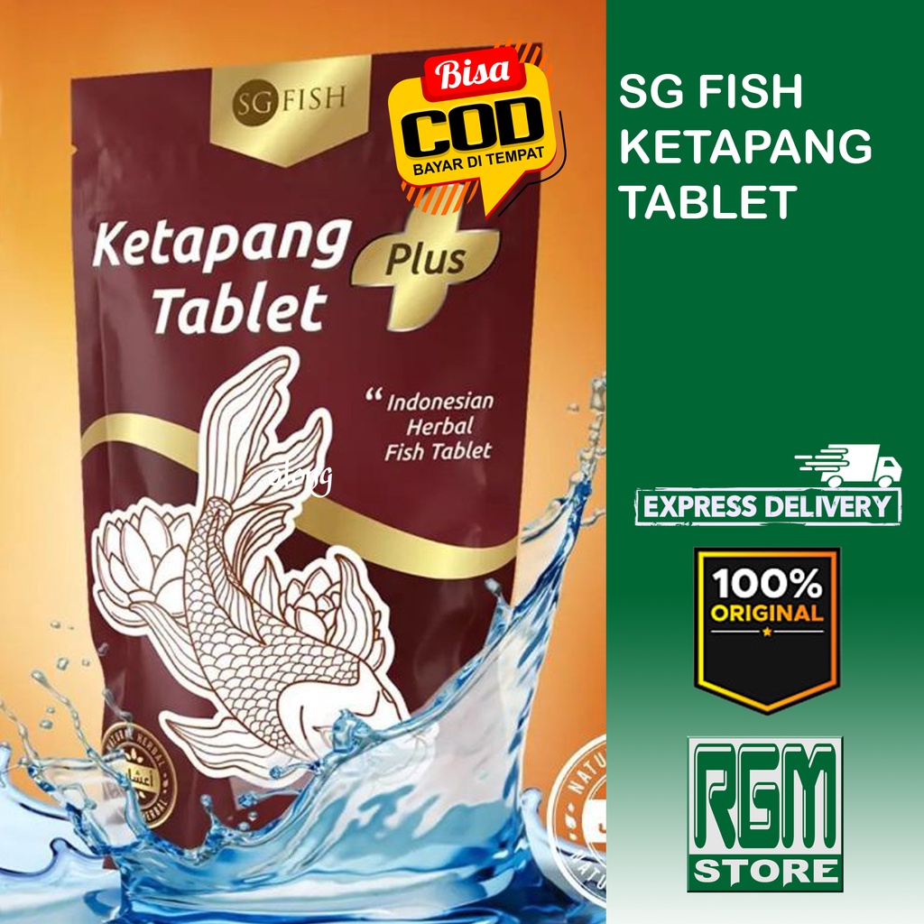 SG FISH KETAPANG TABLET 225 GR 225GR PLUS EKSTRAK VITAMIN C