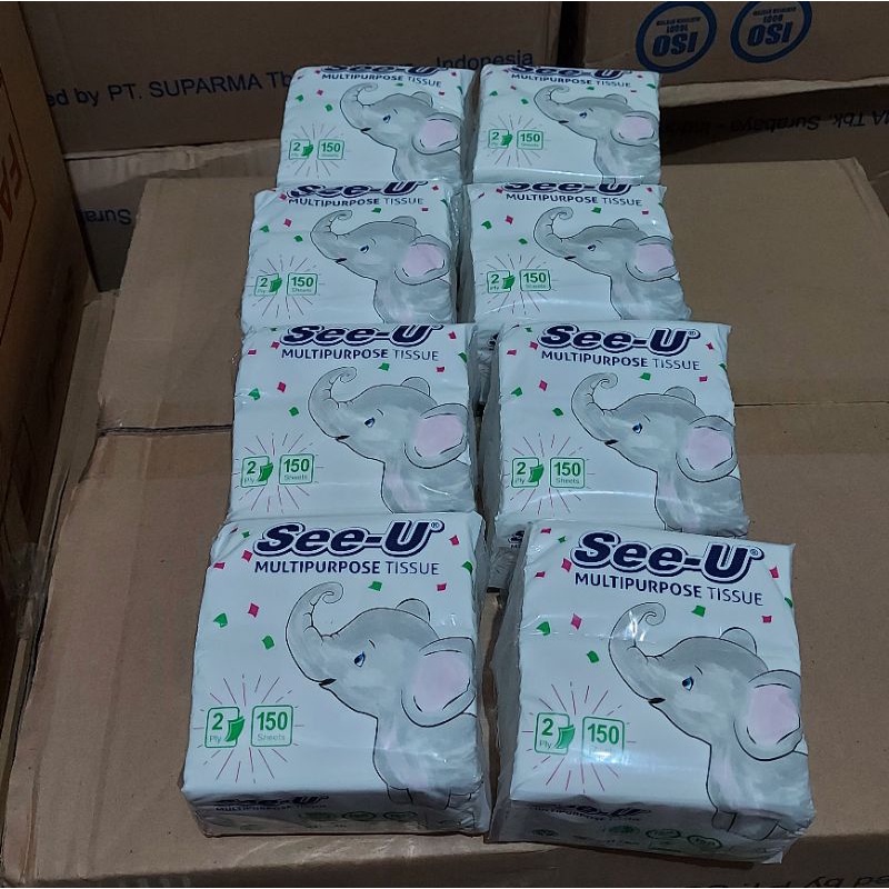 Tissue see u pop up value n pop sweetties harga untuk 1pack isi 8 kotak tisu-2
