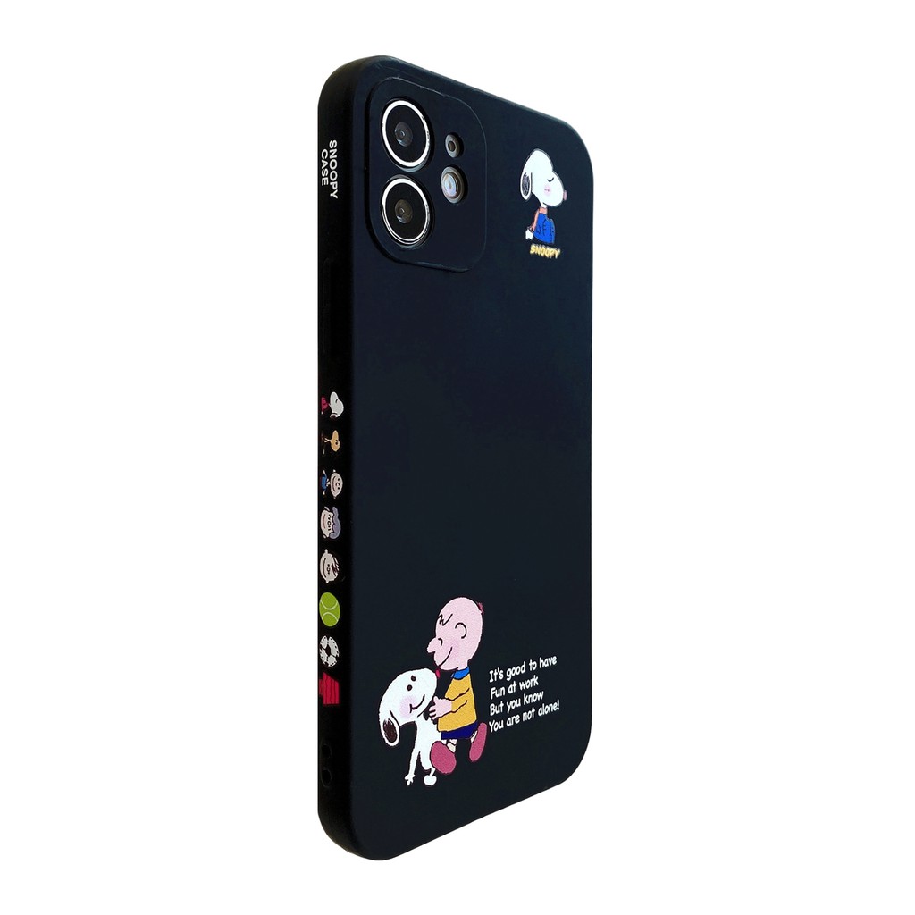 【COD Tangding】Iphone11Pro Max 12 Promax Cartoon Boy Puppy Pattern Anti-fall Phone Case Protection