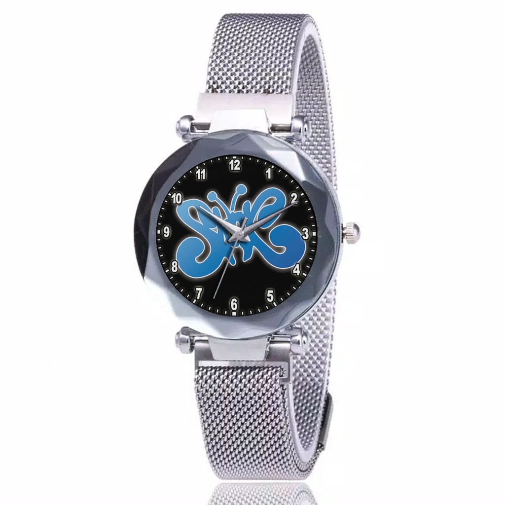 Jam Tangan Wanita Custom - SLANK-SLANKY MOTIF 7 Free Box &amp; Batre Cadangan