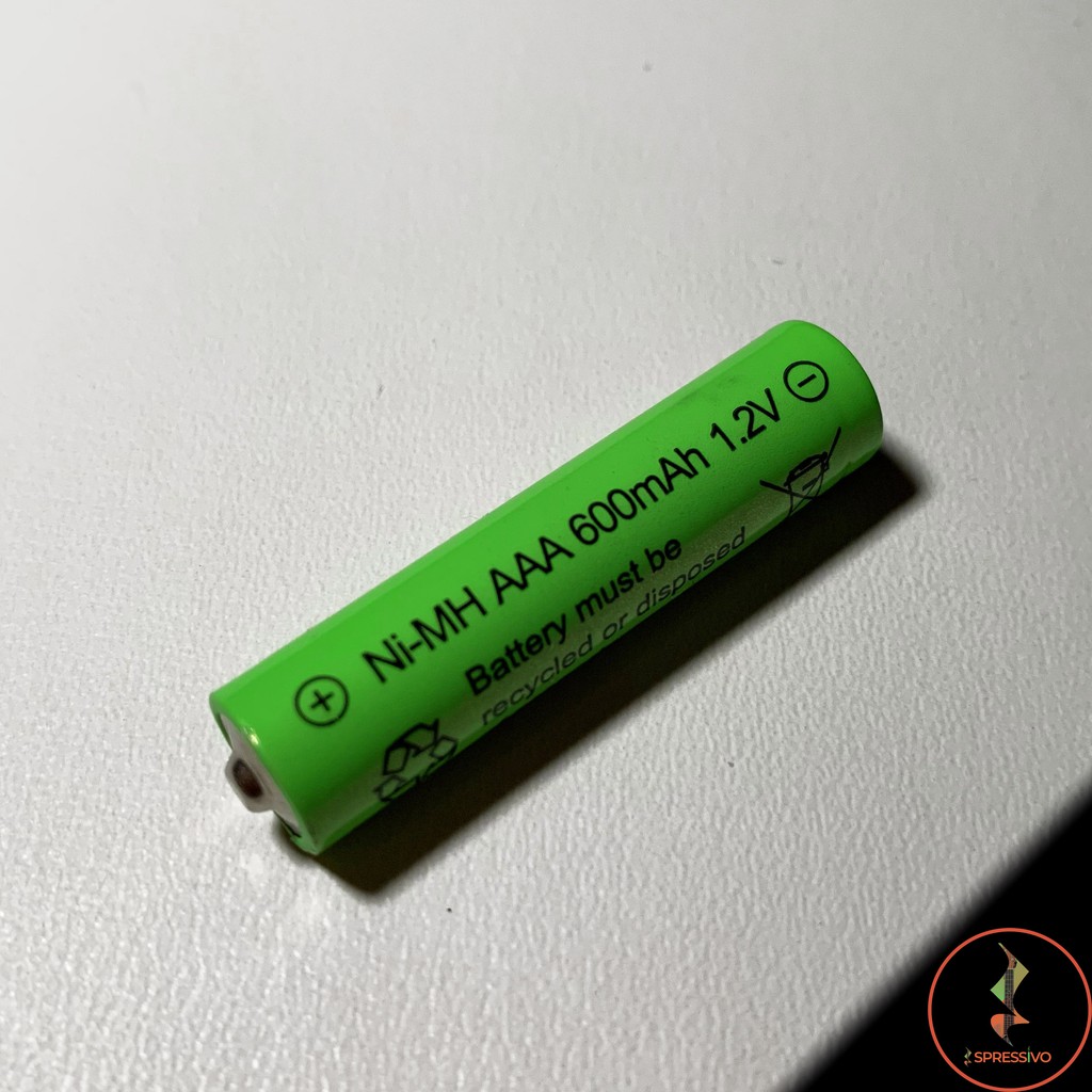 Baterai AA / AAA cas rechargeable NiMH murah 1.2V 600 mAh