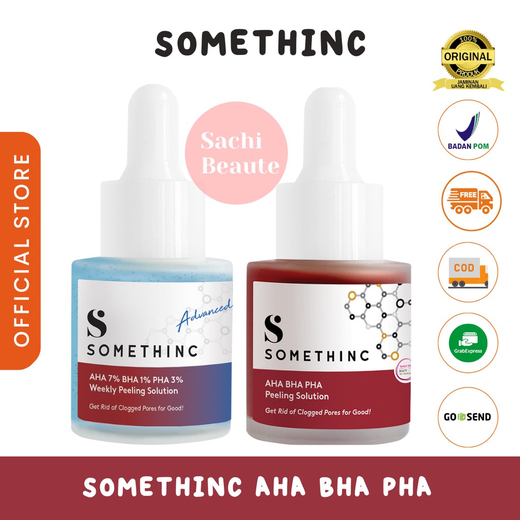 SOMETHINC AHA BHA PHA Peeling Solution / SOMETHINC AHA 7%, BHA 1%, PHA 3% Weekly Peeling Solution