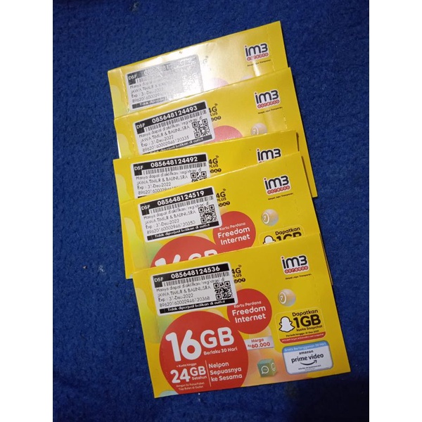 kartu paket 16gb INDOSAT ✅