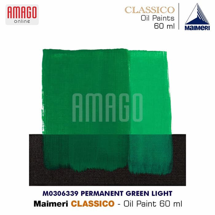 MAIMERI CLASSICO - OIL PAINT - PERMANENT GREEN LIGHT - 60ML - M0306339