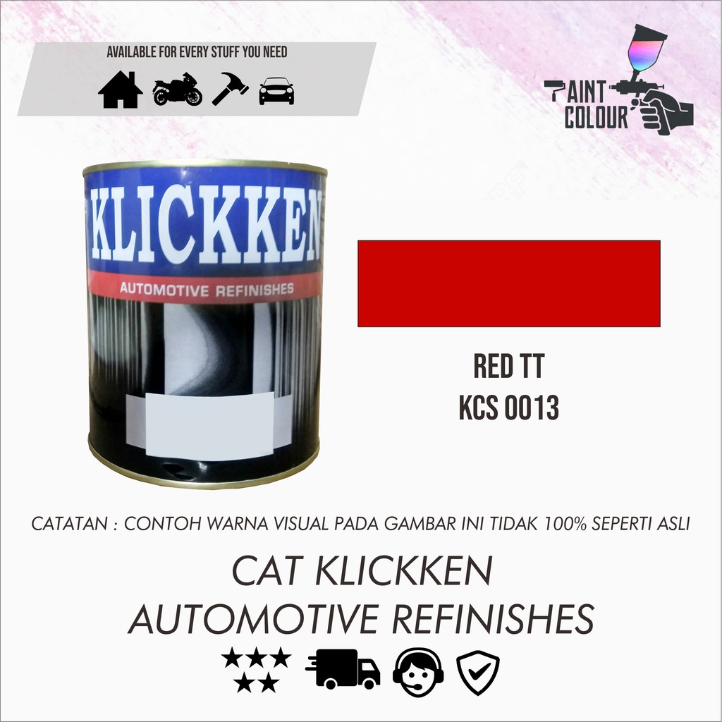 Cat Klickken Automotive Refinishes - Signal Red TT KCS 0013