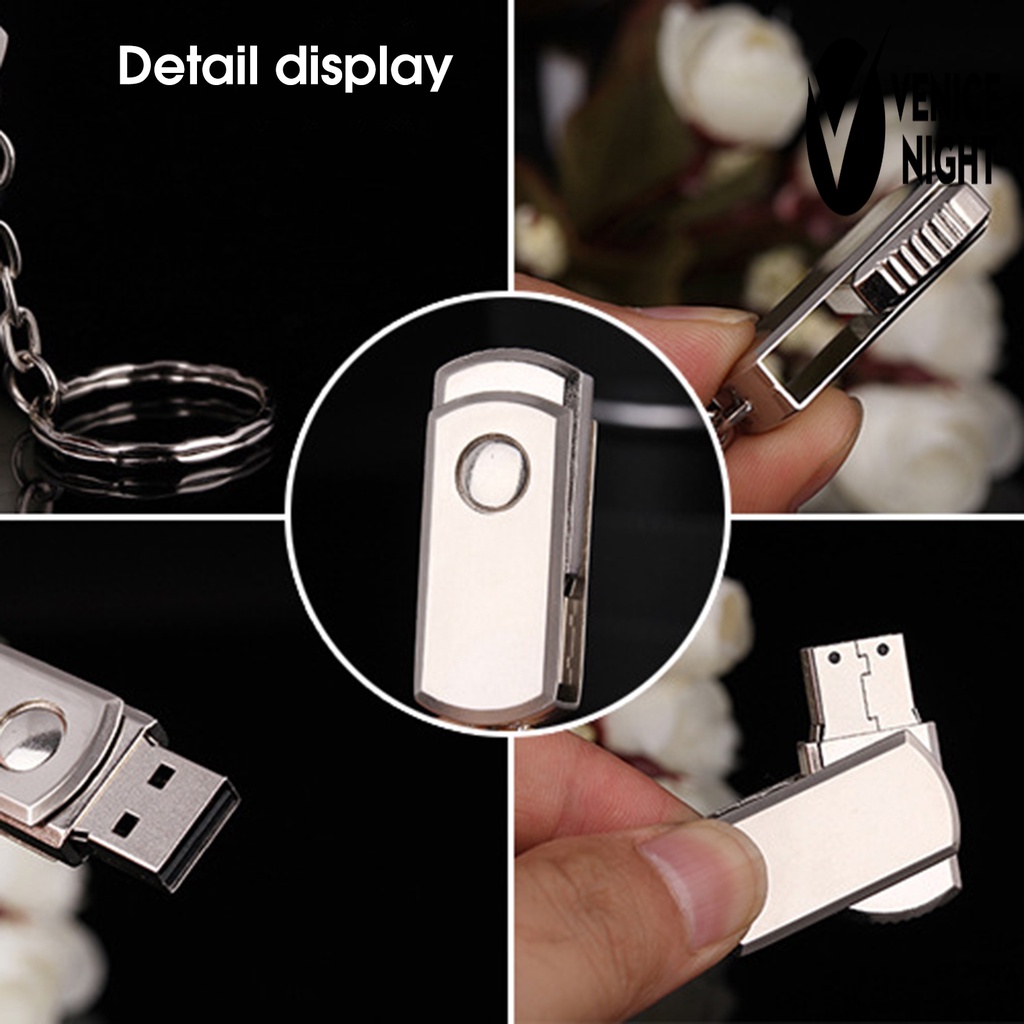 (SF) Augaoke Flashdisk USB 3.0 512GB / 1TB / 2TB Plug &amp; Play Bahan Metal Anti Air Untuk PC