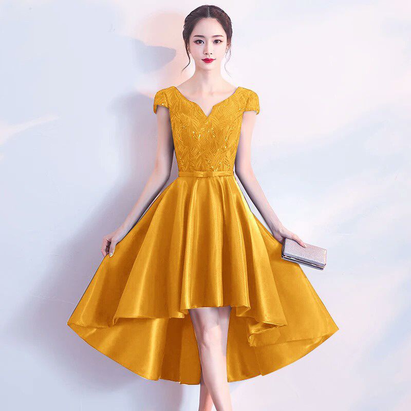 Dress Pesta Brokat Penguin Semi Formal Gaun Malam Natal Korea Han Ji Eun Remaja Shopee Indonesia