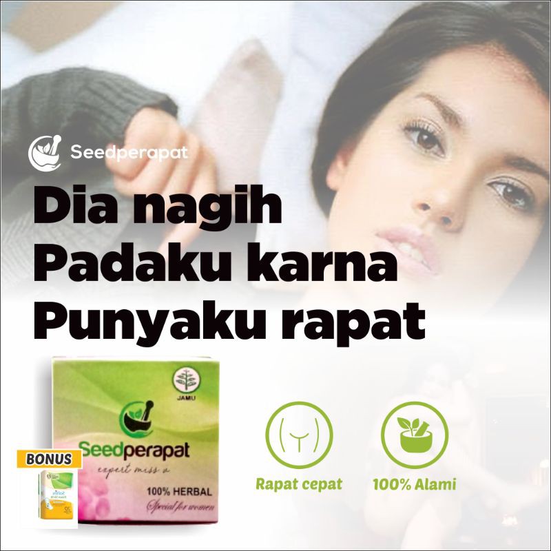 (Original) SEED PERAPAT MISS V OBAT KEPUTIHAN BAU GATAL BPOM RAPET PERAPET VAGINA MERAPATKAN MISS V