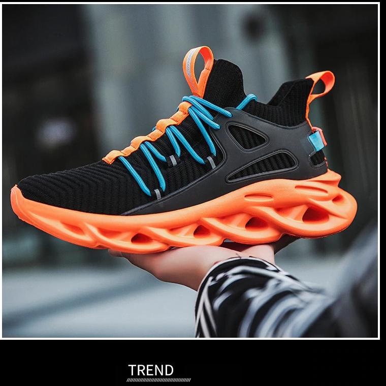 Ambigo WOLF Men Running Shoes - Sepatu Sneakers Casual Kets Olahraga Pria Import Sepatu Lari [TRH. 1