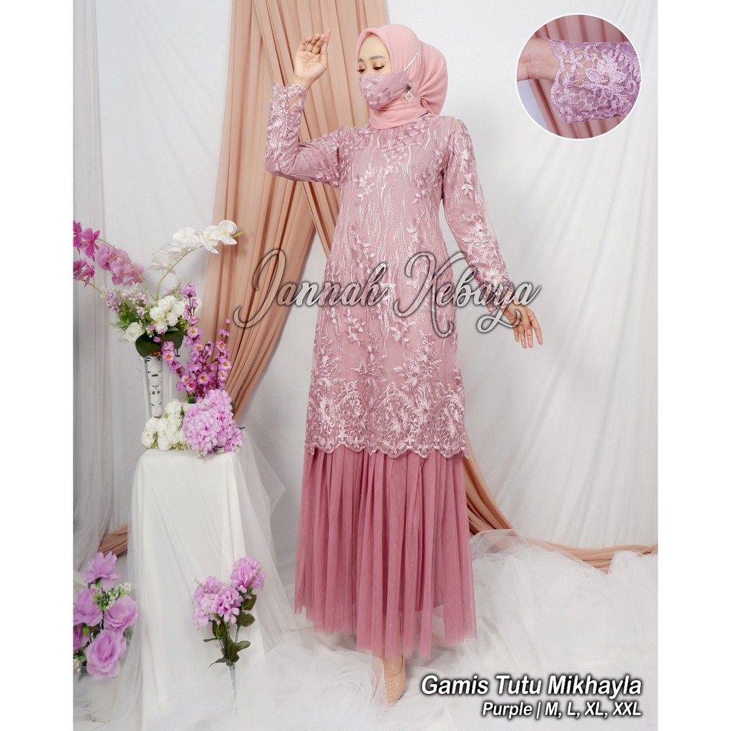 GAMIS TUTU MIKHAYLA > GAMIS PESTA > KEBAYA TULLE - BAJU GAMIS WANITA TERBARU BY JANNAH KEBAYA