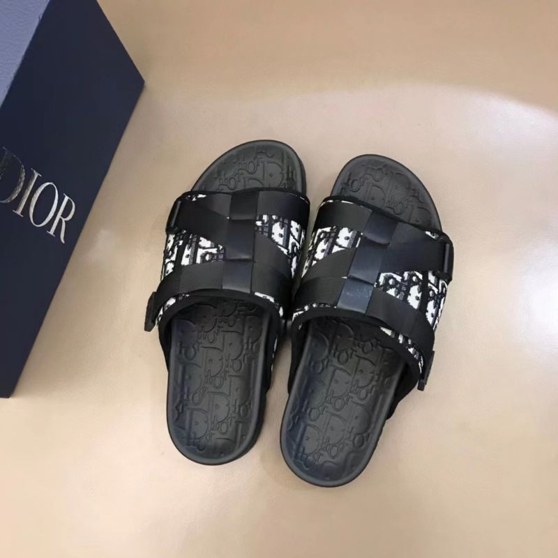 sandal pria d10R sendal cowok selop slippers slide flat mirror branded P1SHOES