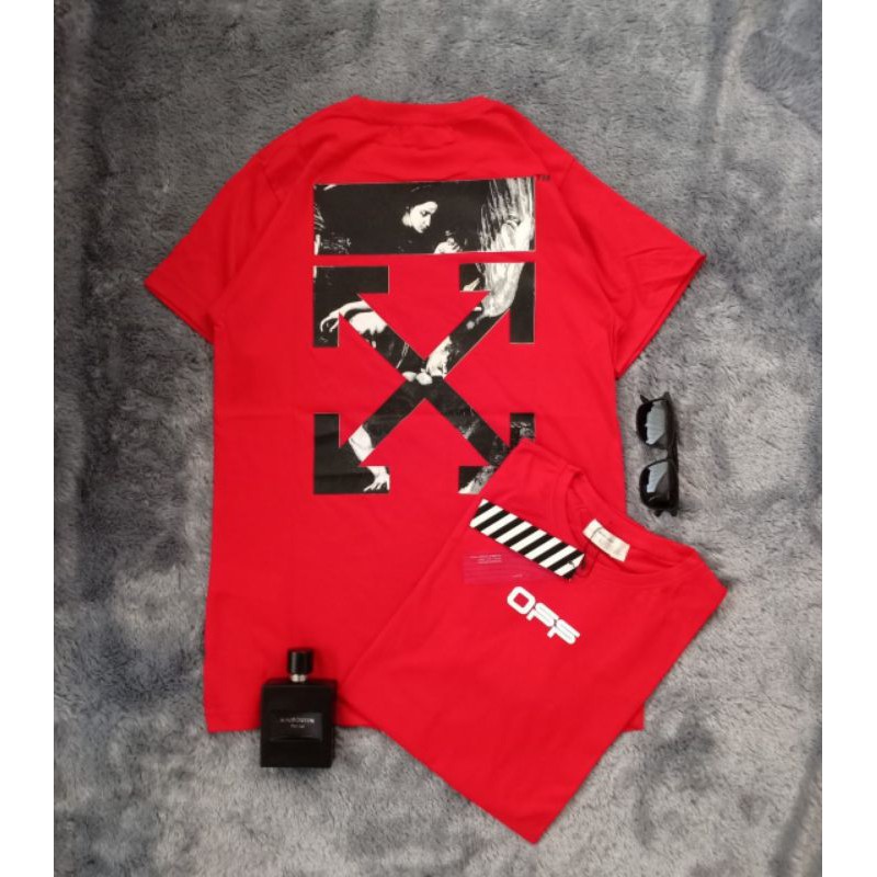 (COD) KAOS PRIA OFF WHITE ORIGINAL MIRROR SUPER PREMIUM