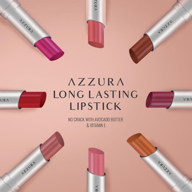 Azzura Long Lasting Lipstick Original 100%