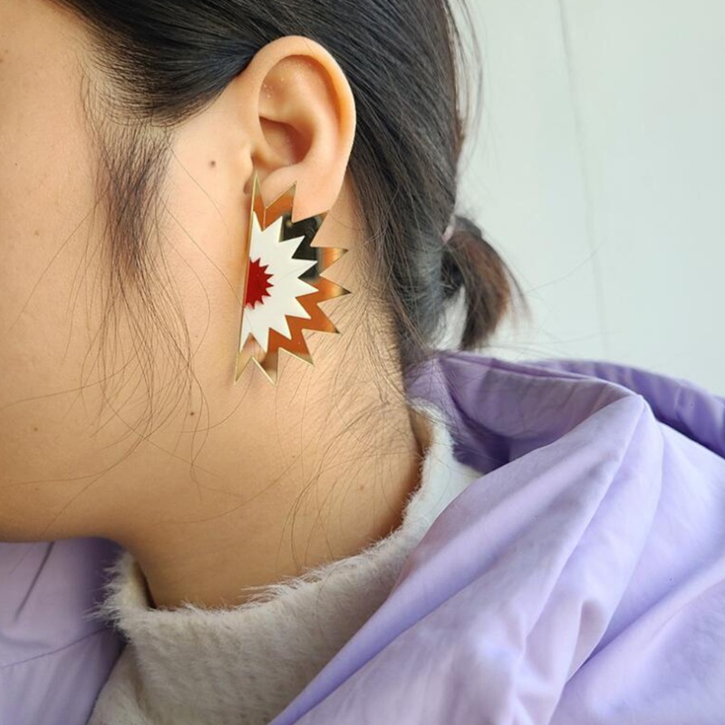 Siy 1 Pasang Anting Tusuk Gantung Wanita Bahan Akrilik Untuk Hadiah