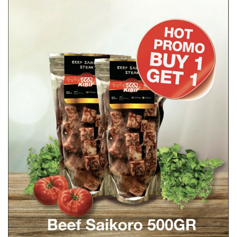 

BEEF SAIKORO STEAK 500GR (Buy 1 Get 1)