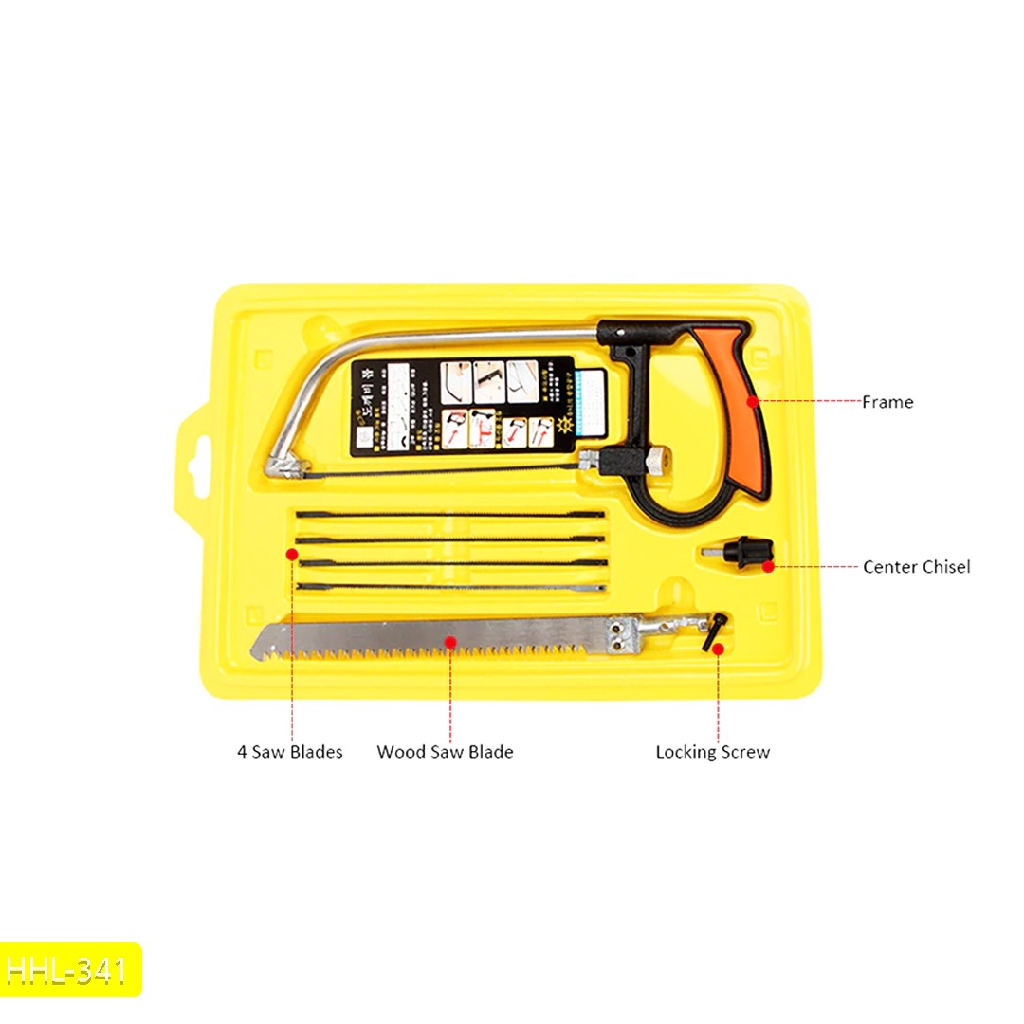 MAGIC SAW gergaji kayu besi pipa multifungsi set 3 way blade serbaguna