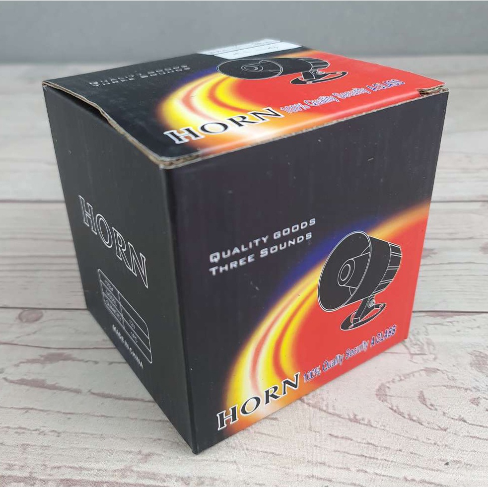 Klakson Sirine Polisi Loud Speaker 4 Tone 30W - KX-5004 - Black