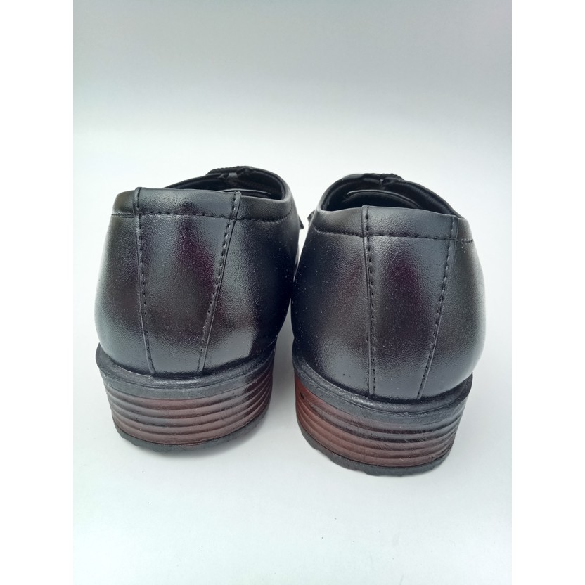 GLOBY -  Sepatu Pantofel Pria Tali - Sepatu Kerja - Sepatu Kantor - Sepatu Pantofel Hitam