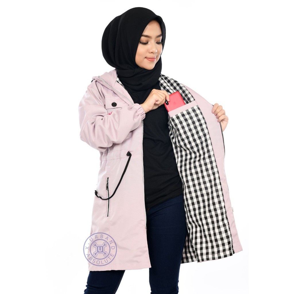 Jaket Parka Wanita Muslimah Moza Premium Jacket Parka Wanita Muslimah Moza Premium Jeket Parka Wanita Muslimah Moza Premium Cewe dan Permpuan Perempuan dan Wanita Waterproof Murah Terlaris