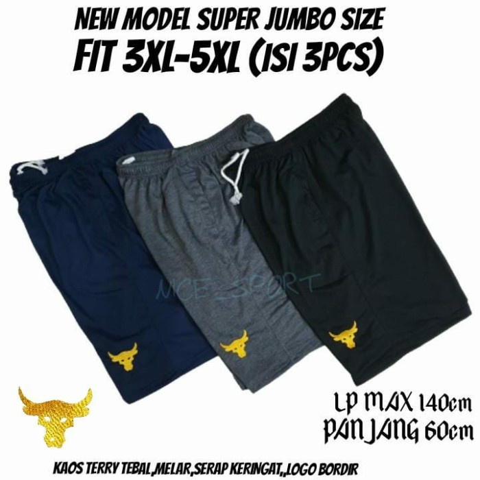 Celana Pendek celana pendek pria jumbo 3XL celana BiG jumbo 5XL Celana paket jumbo - LOGO NIKE (C0W0
