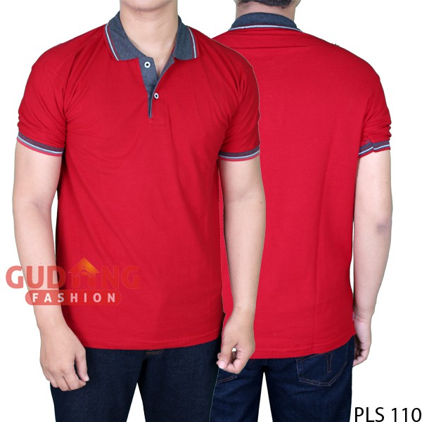 Kaos Polo Pria Lengan Pendek PLS 110