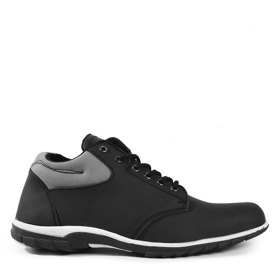 sepatu pria kickers warior casual formal hitam / coklat