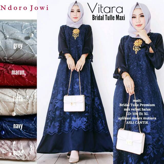 Vitara bridal tulle maxy by ndoro jowi