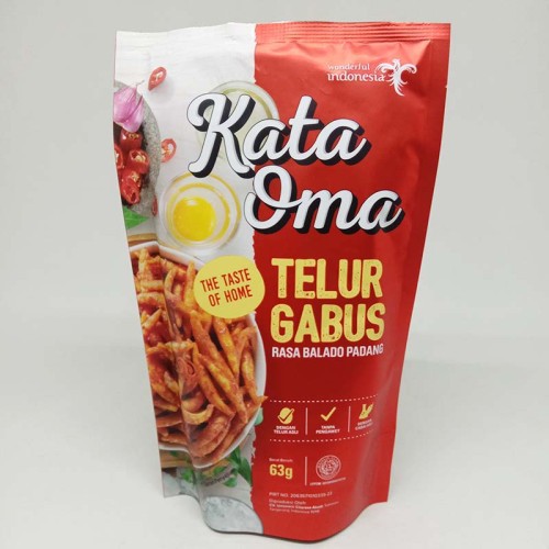 

kata oma telur gabus balado 63 gr | snack | camilan | wafer | kue | biskuit