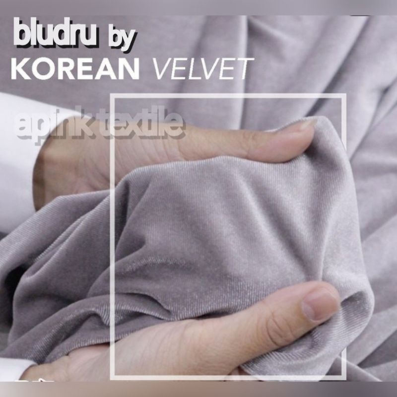 Kain Beludru shtrite /Bahan bludru Velvet by korea - beludru printe digital