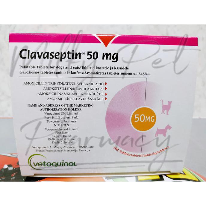 Clavaseptin 50mg 1 Strip 10 Tablets Shopee Indonesia
