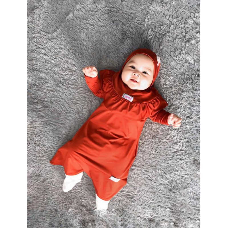 GAMIS anak pakaian bayi newborn gamis kalla pakaian muslim anak(cetta)