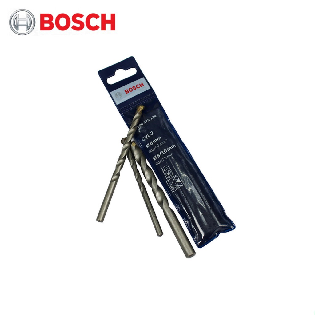 MATA BOR SET BOSCH BETON TEMBOK 3 PCS BOSCH CYL-2 ORIGINAL