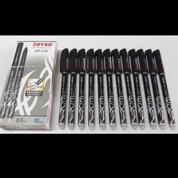

Mau Hemat-- Pulpen hapus murah 1 lusin pen shokyo gel joyko
