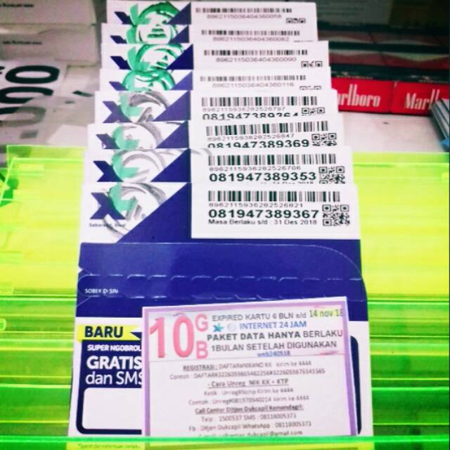 Kartu perdana xl 10gb hotrod
