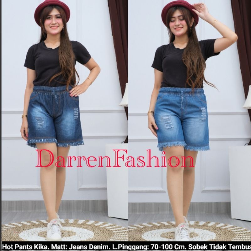 HOTPANTS RAWIS . HOTPANTS JEANS. CELANA PENDEK JEANS