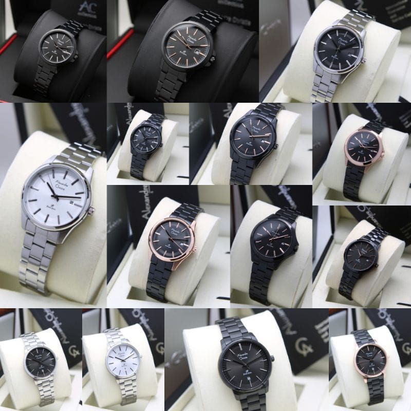 Alexandre Christie AC 1008 AC 1027 /AC 1030 / AC 1032 Jam Cewek Rantai   Original