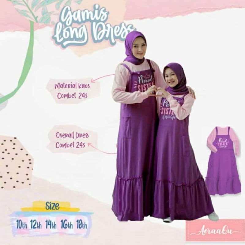 Gamis Overall anak remaja-dewasa by aeraaqu
