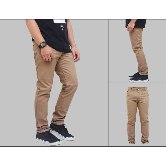 [COD] Celana Panjang Pria Chino Cino Slimfit Premium