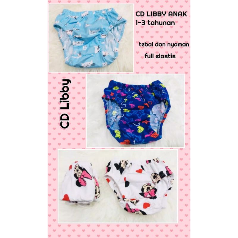 CD LIBBY ANAK 6 pics /grosir usia 6bulan-3 tahunan