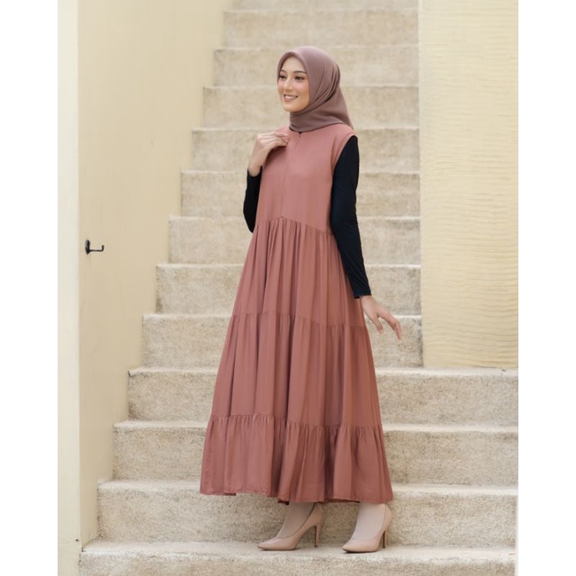 RAYA INNER DRESS TANPA LENGAN BUSUI DAN BUMIL