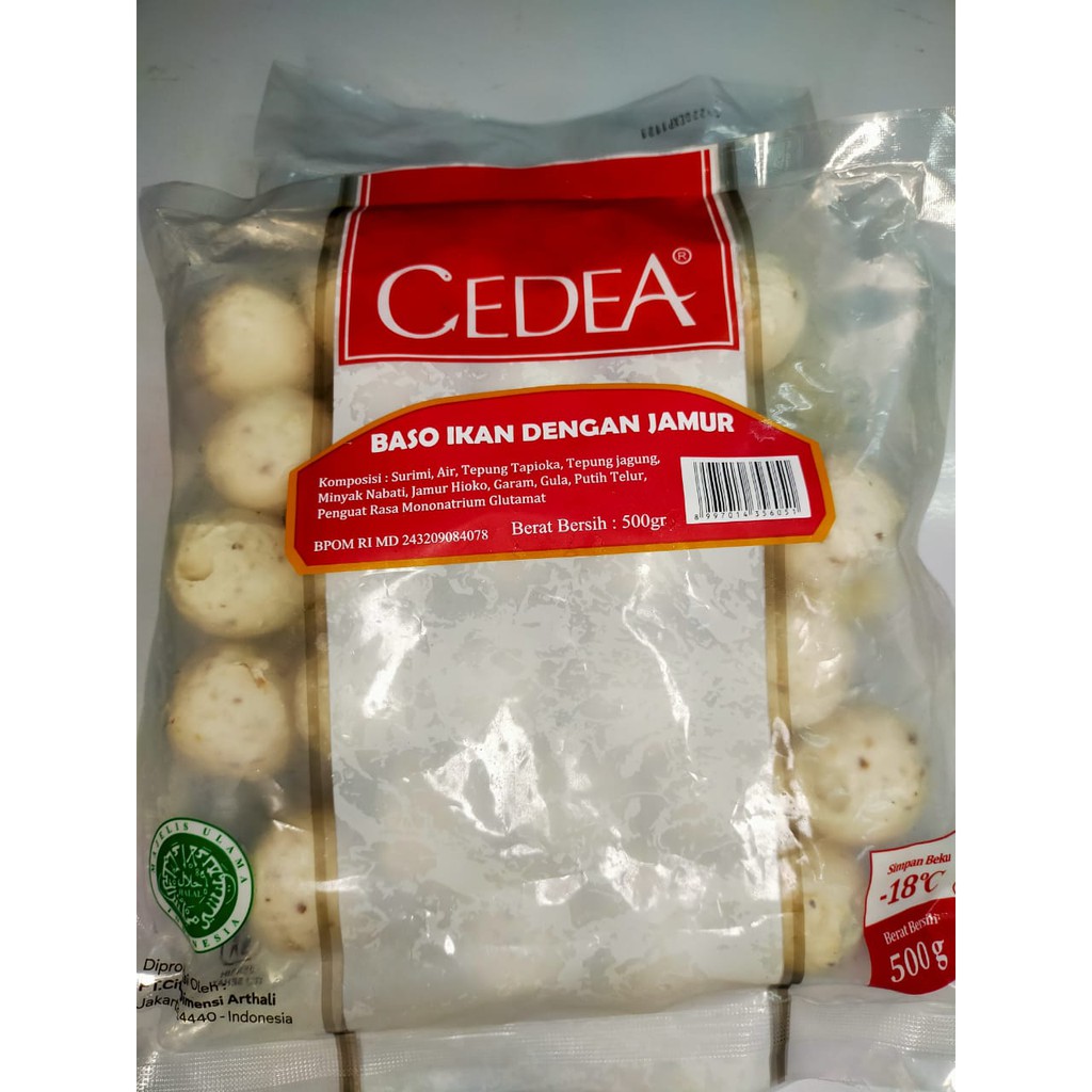 Cedea Baso Ikan Dengan Jamur 500g