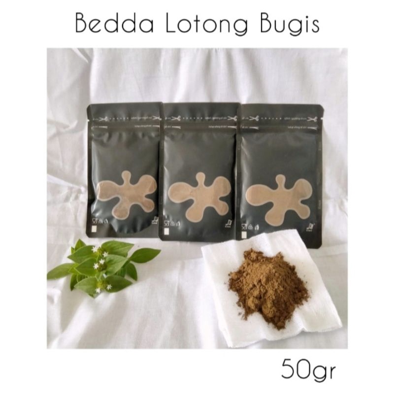 BEDDA LOTONG BUBUK / LULUR BEDDA LOTONG / LULUR HITAM / LULUR VIRAL 50gr