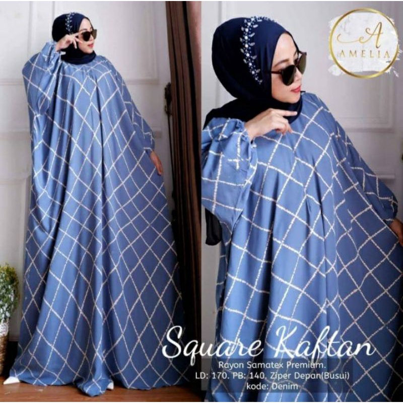 BISA COD/LOWO KAFTAN POLKA/BUSUI KANCING/JUMBO