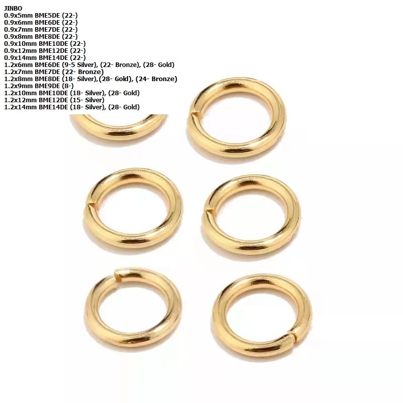 Ring Tebal 0.9 &amp; 1.2mm Tertutup Uk 5mm - 14mm Harga/1000gr