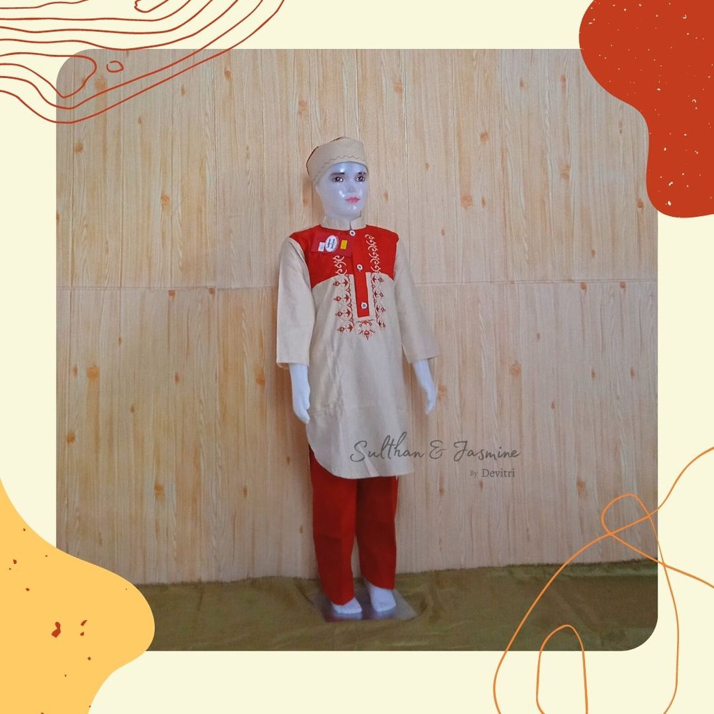 SETELAN KURTA ANAK / BAJU KURTA ANAK / BAJU MUSLIM ANAK LAKI-LAKI / BAJU KOKO ANAK