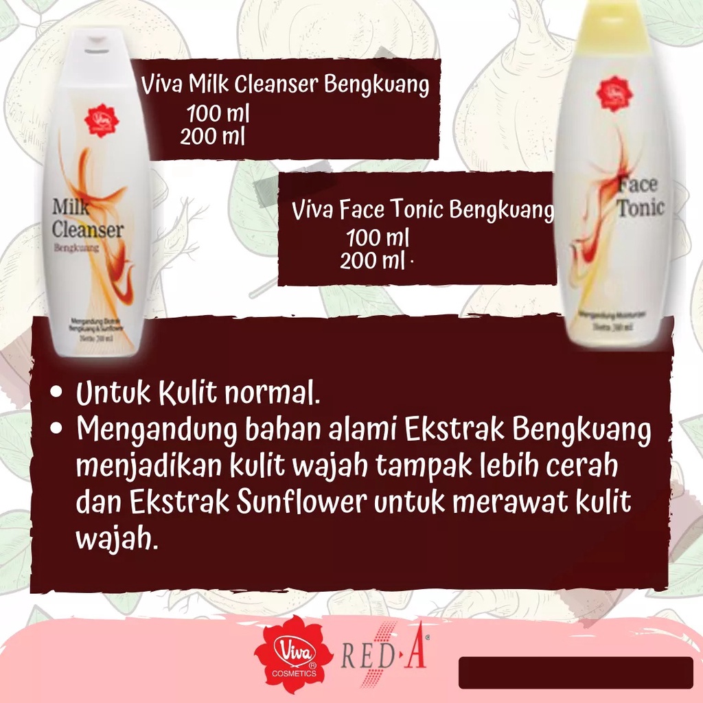 Viva Milk Cleanser Bengkuang 100ml &amp; 200ml